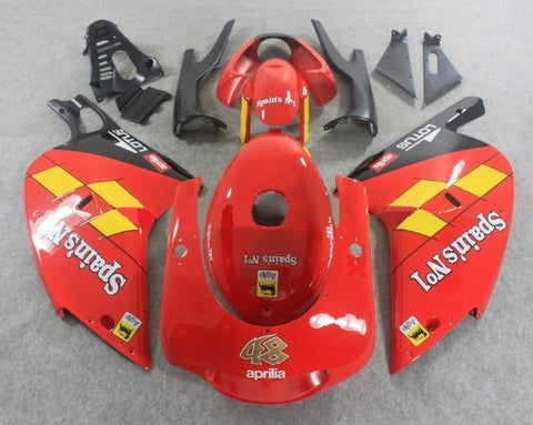 Aprilia RS125 Fairings (2000-2005) Red, Yellow, Spain at KingsMotorcycleFairings.com