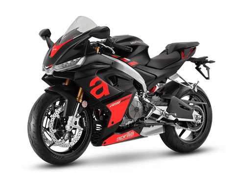 Aprilia RS660 Fairings (2020-2024) Matte Black, Red at KingsMotorcycleFairings.com