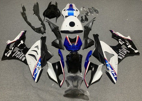 BMW S1000RR Fairings (2009-2014) Black, Blue, White HP at KingsMotorcycleFairings.com