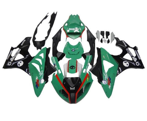 BMW S1000RR Fairings (2009-2014) Green at KingsMotorcycleFairings.com