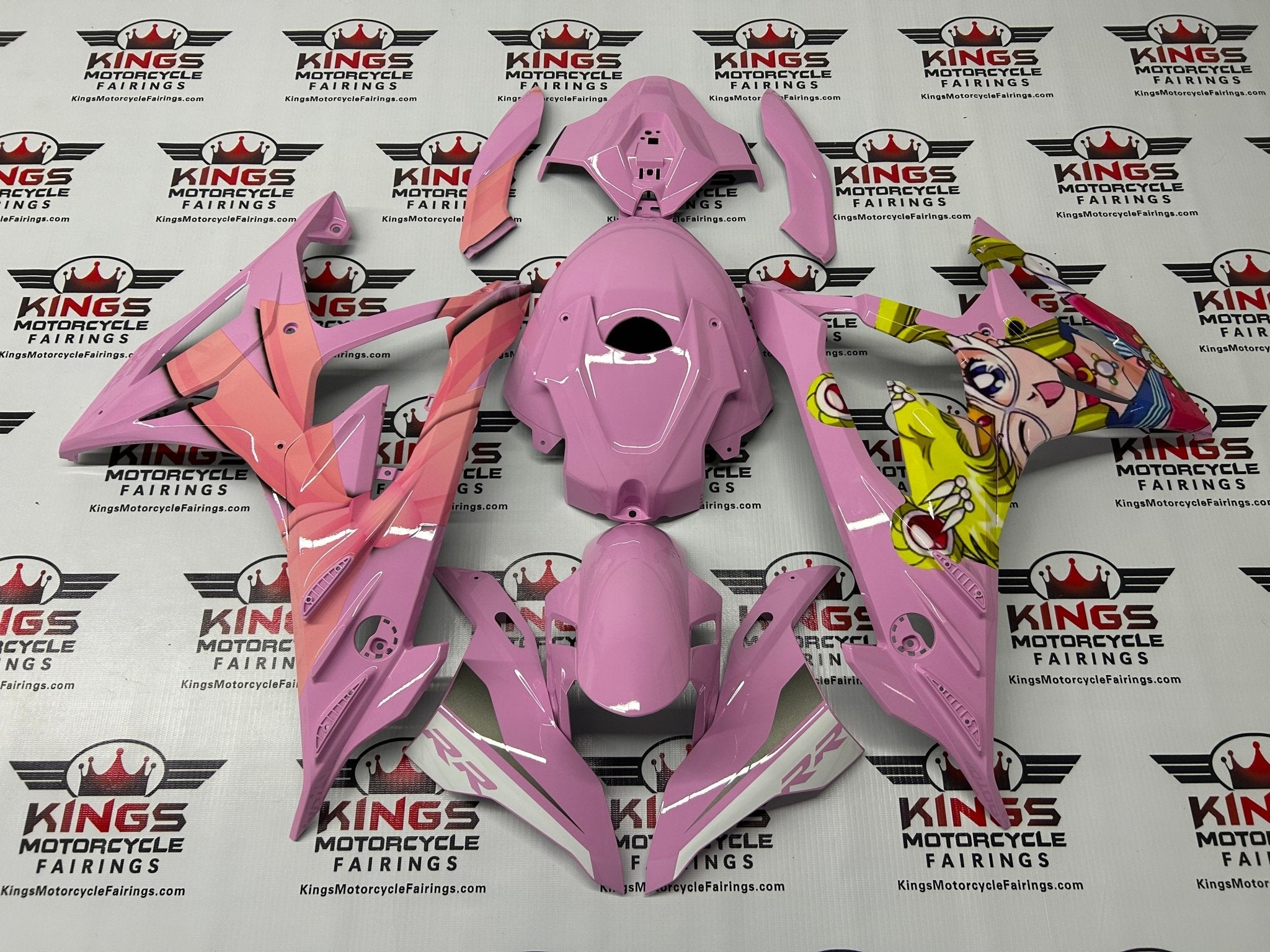 BMW S1000RR Fairings (2023-2024) Pink Sailor Moon