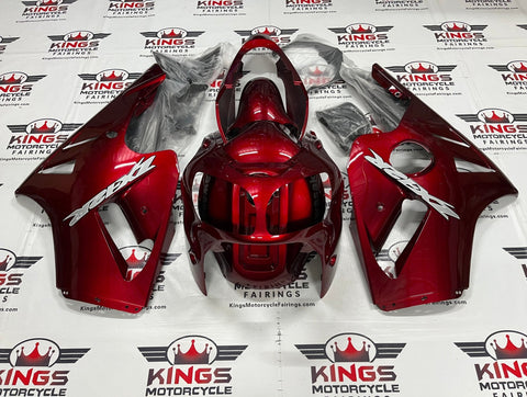 Fairings for Kawasaki ZX12R (2000-2001) Candy Apple Red at KingsMotorcycleFairings.com