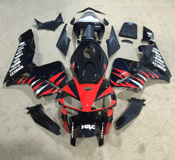 Fairings For Honda CBR600RR F5(2005-2006) Red Black main image 1