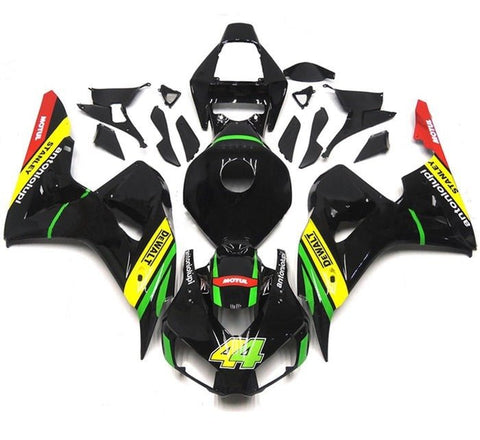 Honda CBR1000RR Fairings (2006-2007) Black, Green, Yellow, Dewalt at KingsMotorcycleFairings.com