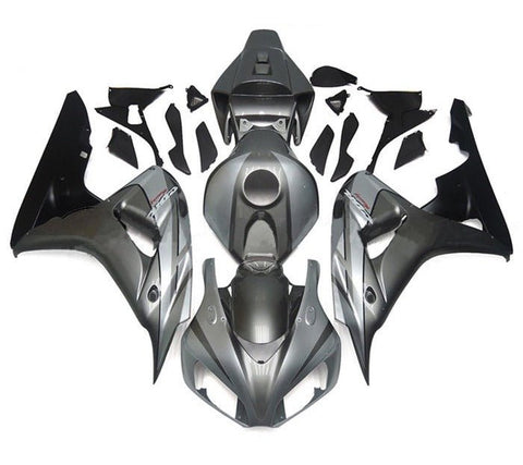 Honda CBR1000RR Fairings (2006-2007) Silver, Gray, Matte Black at KingsMotorcycleFairings.com