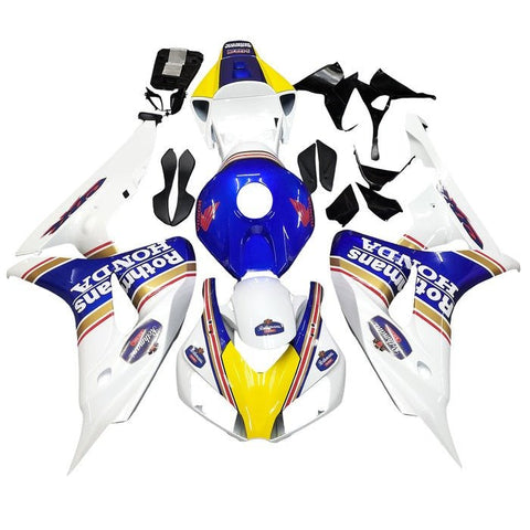 Honda CBR1000RR Fairings (2006-2007) White, Blue, Rothmans at KingsMotorcycleFairings.com