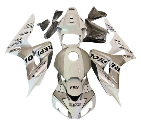 Honda CBR1000RR Fairings (2006-2007) White, Gray Repsol at KingsMotorcycleFairings.com