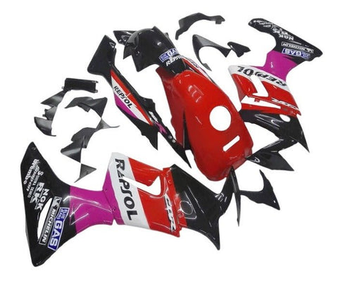 Honda CBR125R Fairings (2002-2006) Red, Black, Pink Repsol at KingsMotorcycleFairings.com