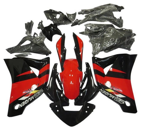 Honda CBR250R Fairings (2011-2014) Black, Red Mugen at KingsMotorcycleFairings.com