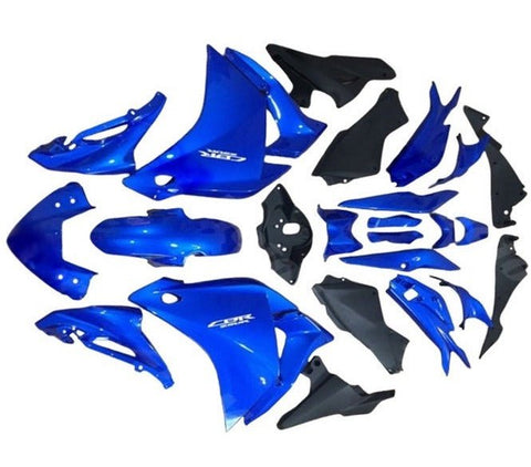 Honda CBR250R Fairings (2011-2014) Blue at KingsMotorcycleFairings.com