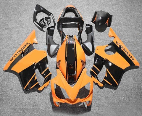 Honda CBR600 F4i Fairings (2001-2003) Orange, Black Stripe at KingsMotorcycleFairings.com