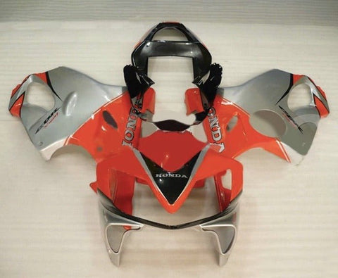 Honda CBR600 F4i Fairings (2001-2003) Orange, Silver, Black at KingsMotorcycleFairings.com