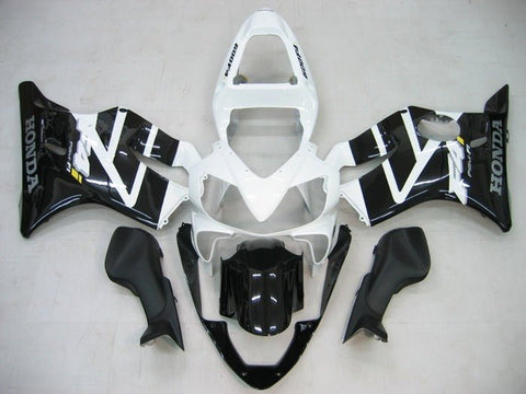 Honda CBR600 F4i Fairings (2001-2003) White, Black, Gray at KingsMotorcycleFairings.com