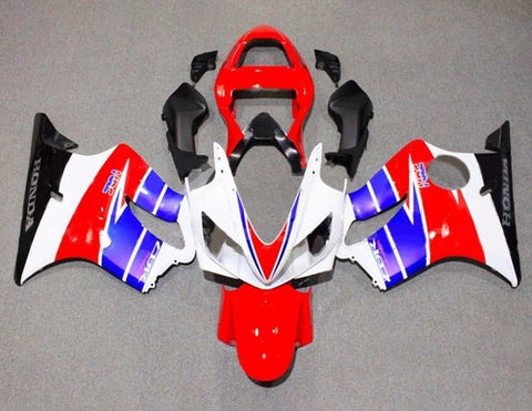 Honda CBR600 F4i Fairings (2001-2003) White, Red, Blue at KingsMotorcycleFairings.com