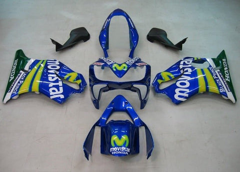 Honda CBR600F4i Fairings (2004-2007) Blue Movistar at KingsMotorcycleFairings.com