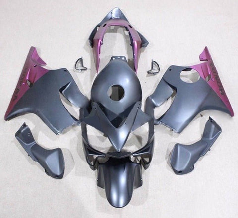 Honda CBR600F4i Fairings (2004-2007) Matte Black, Purple at KingsMotorcycleFairings.com