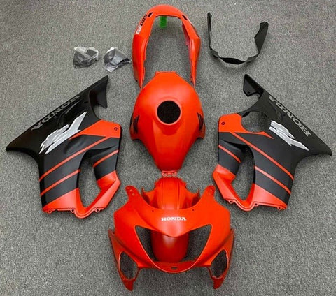 Honda CBR600F4i Fairings (2004-2007) Matte Red, Black at KingsMotorcycleFairings.com
