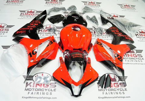 Honda CBR600RR Fairings (2007-2008) Red, Black Repsol at KingsMotorcycleFairings.com