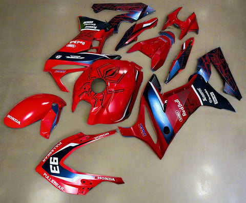 Honda CBR 650R Fairing set (2019-2020) Red, Dark Blue HRC at KingsMotorcycleFairings.com