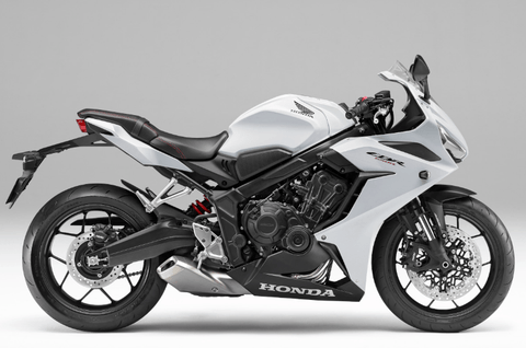 Honda CBR 650R Fairing set (2021-2023) Matte White at KingsMotorcycleFairings.com