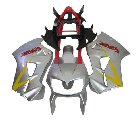 Honda VFR800 Fairings (2002-2013) Silver, Yellow, Red at KingsMotorcycleFairings.com