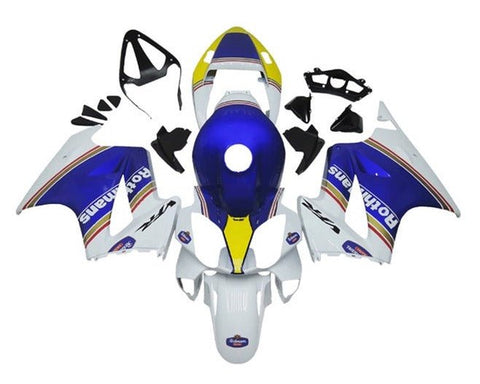 Honda VFR800 Fairings (2002-2013) White, Blue Rothmans at KingsMotorcycleFairings.com