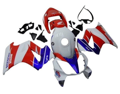 Honda VFR800 Fairings (2002-2013) White, Red, Blue Motul at KingsMotorcycleFairings.com