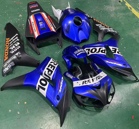 Honda CBR1000RR Fairings (2006-2007) Matte Blue Repsol by KingsMotorcycleFairings.com