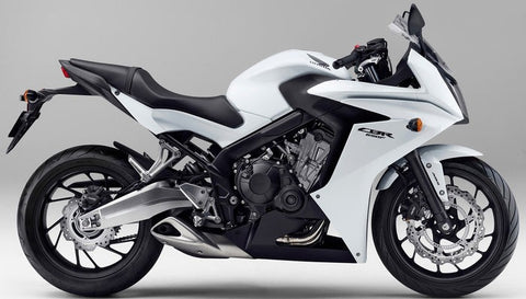Honda CBR650F Fairings (2017-2018) White at KingsMotorcycleFairings.com