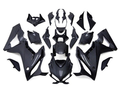 Honda CBR650R Fairings (2019-2020) Faux Carbon Fiber at KingsMotorcycleFairings.com