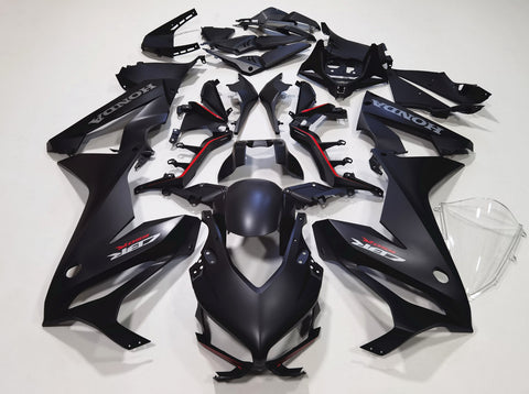 Honda CBR650R Fairings (2019-2020) Matte Black, Red, Gray at KingsMotorcycleFairings.com