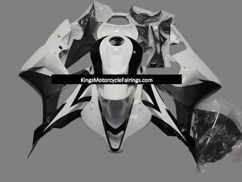 Honda CBR 600RR Fairings (2007-2008) White, Black, Matte Black at KingsMotorcycleFairings.com