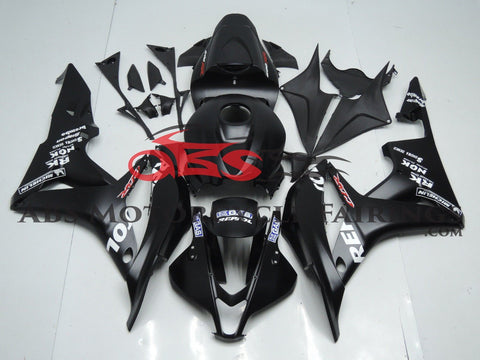Honda CBR 600 Fairings (2007-2008) Matte Black, White, Red Repsol at KingsMotorcycleFairings.com