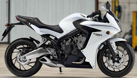 Honda CBR 650F Fairings (2017-2018) White at KingsMotorcycleFairings.com