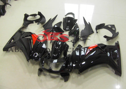 Kawasaki Ninja 250R Fairings (2008-2013) Black, Red Accent at KingsMotorcycleFairings.com
