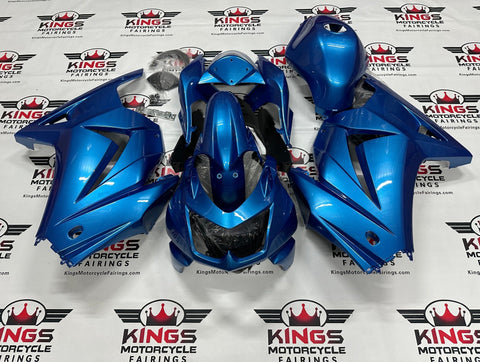 Kawasaki Ninja 250R Fairings (2008-2013) Blue at KingsMotorcycleFairings.com