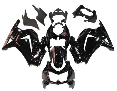 Kawasaki Ninja 250R Fairings (2008-2013) Gloss Black at KingsMotorcycleFairings.com