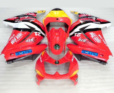 Kawasaki Ninja 250R Fairings (2008-2013) Red Trick Star at KingsMotorcycleFairings.com
