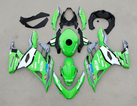 Kawasaki Ninja 400 Fairings (2018-2023) Green Trick Star at KingsMotorcycleFairings.com