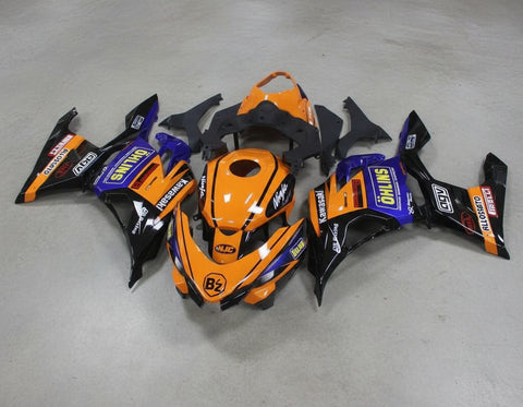 Kawasaki Ninja 400 Fairings (2018-2023) Orange, Black, Blue at KingsMotorcycleFairings.com
