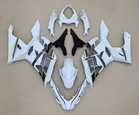 Kawasaki Ninja 400 Fairings (2018-2023) White, Gray, Black, Green at KingsMotorcycleFairings.com