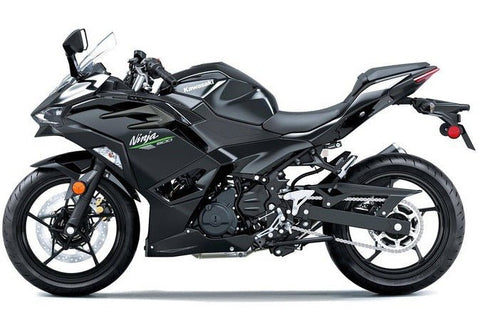 Kawasaki Ninja 500 Fairings (2024-2025) Black Gloss at KingsMotorcycleFairings.com