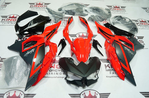 Kawasaki Ninja 500 Fairings (2024-2025) Red, Gray, Black at KingsMotorcycleFairings.com