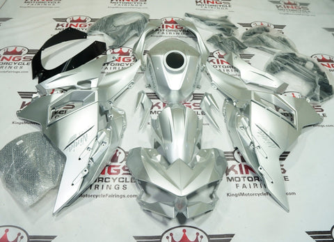 Kawasaki Ninja 500 (2024-2025) Matte Silver at KingsMotorcycleFairings.com