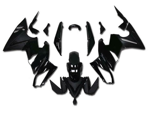 Kawasaki Ninja 650 Fairings (2009-2011) Black, Matte Black at KingsMotorcycleFairings.com