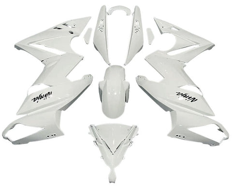 Kawasaki Ninja 650 Fairings (2009-2011) White at KingsMotorcycleFairings.com