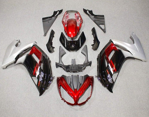 Kawasaki Ninja 650 Fairings (2012-2016) Red, Black, Silver at KingsMotorcycleFairings.com