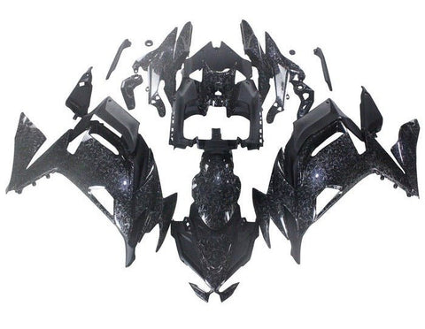 Kawasaki Ninja 650 Fairings (2020-2025) Faux Forged Carbon Fiber at KingsMotorcycleFairings.com