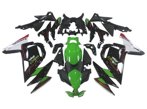 Kawasaki Ninja 650 Fairings (2020-2025) Green, Black, White, Red at KingsMotorcycleFairings.com