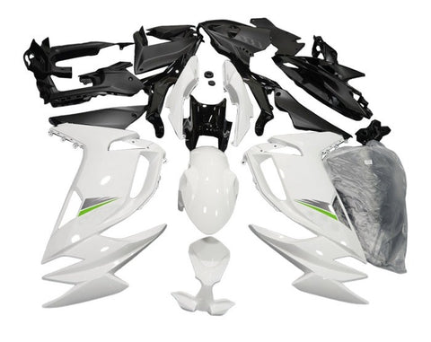 Kawasaki Ninja 650 Fairings (2020-2025) White at KingsMotorcycleFairings.com